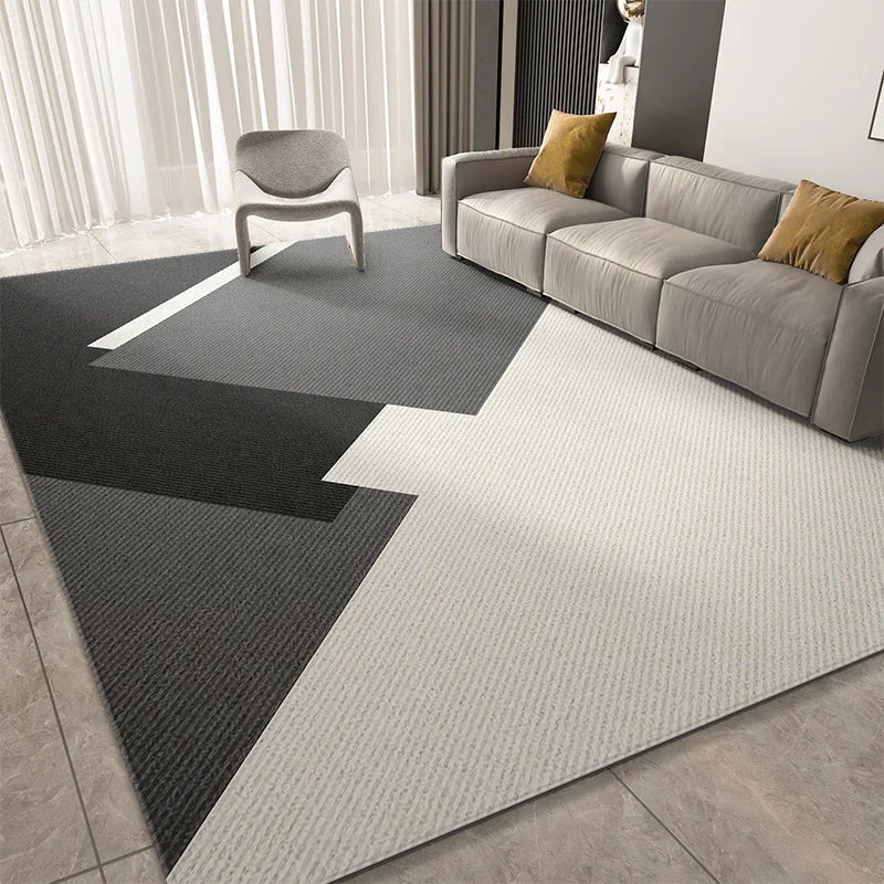 Modern Minimalist Washable Area Rug