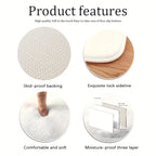 French Cream Non-Slip Area Rug