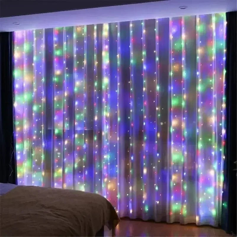 USB Curtain Fairy Lights with Remote