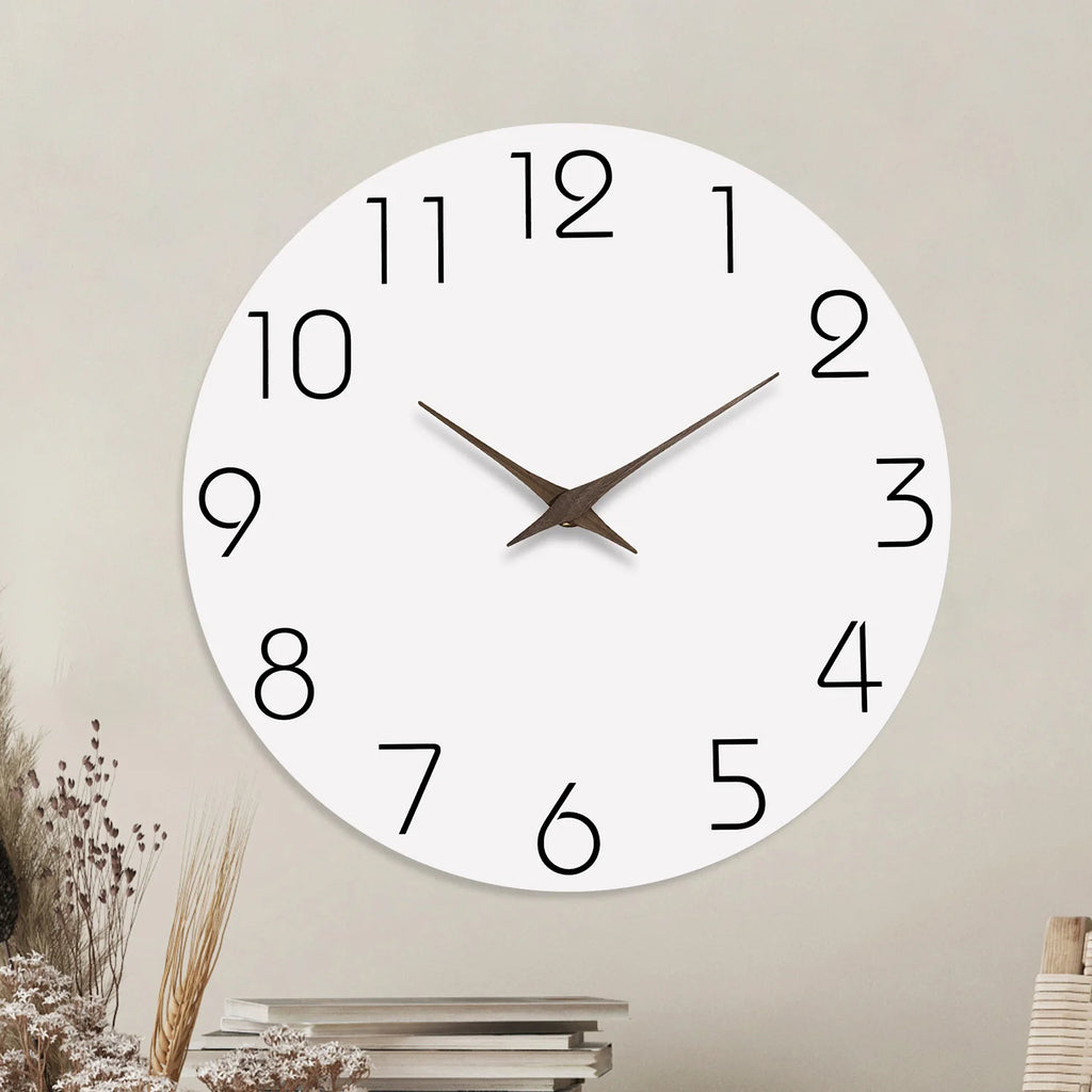 Modern Wooden Silent Wall Clock