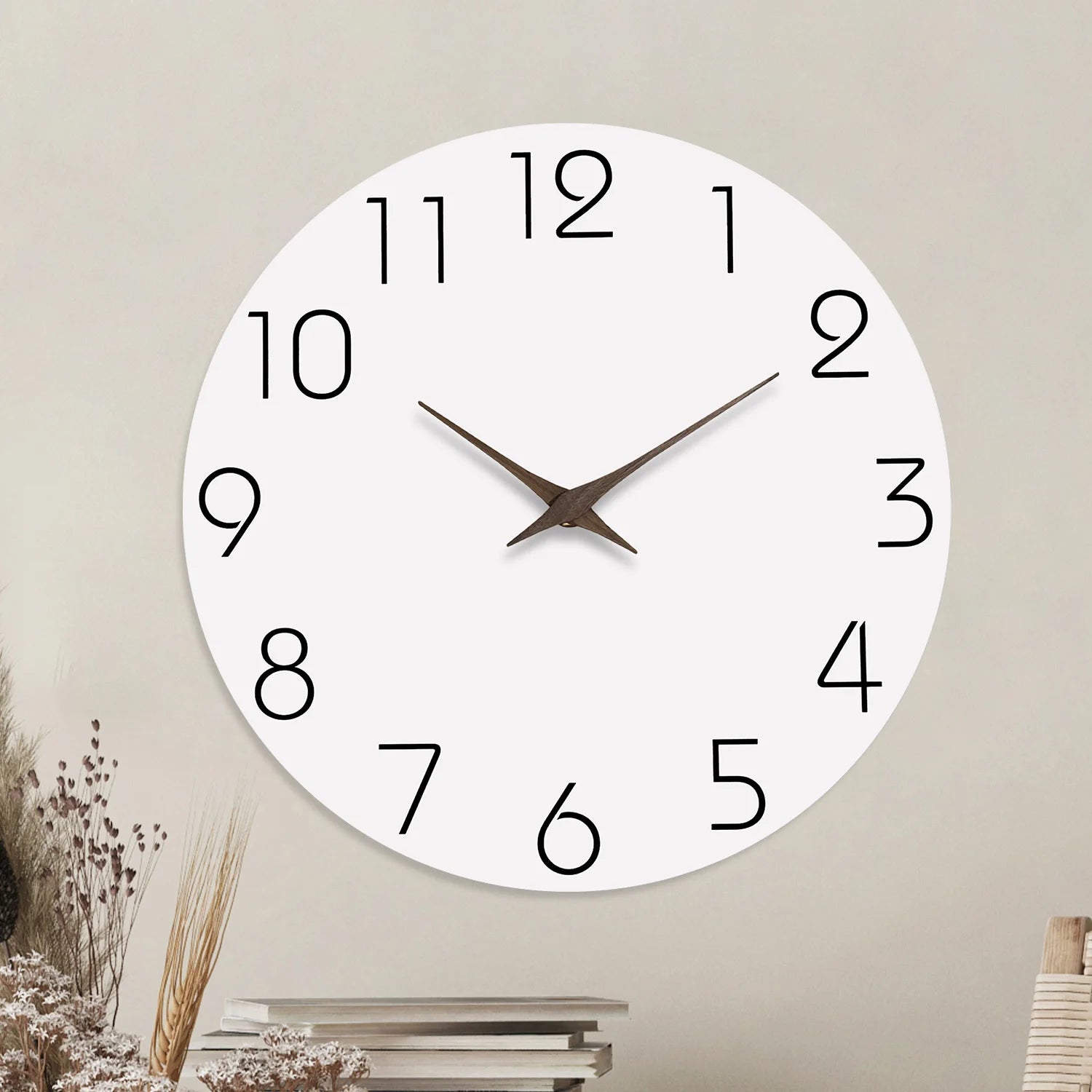Modern Wooden Silent Wall Clock