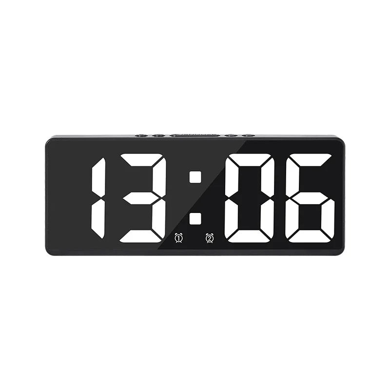 Voice Control LED Digital Alarm Clock