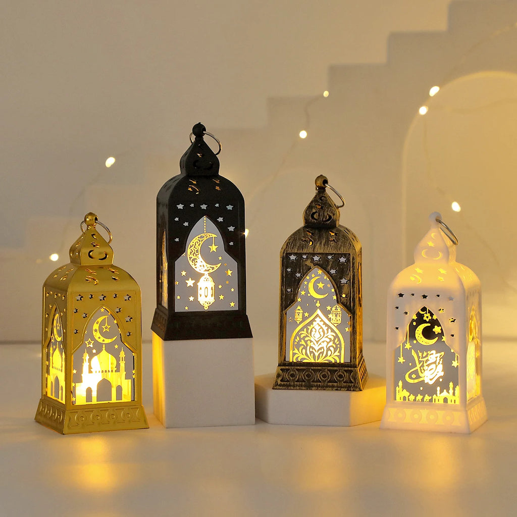 LED Star Moon Ramadan Lantern Lamp