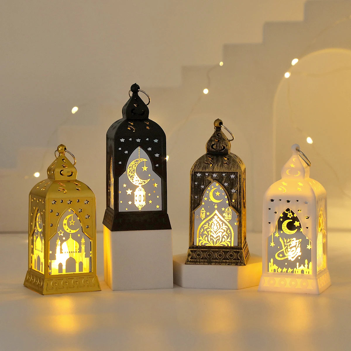 LED Star Moon Ramadan Lantern Lamp