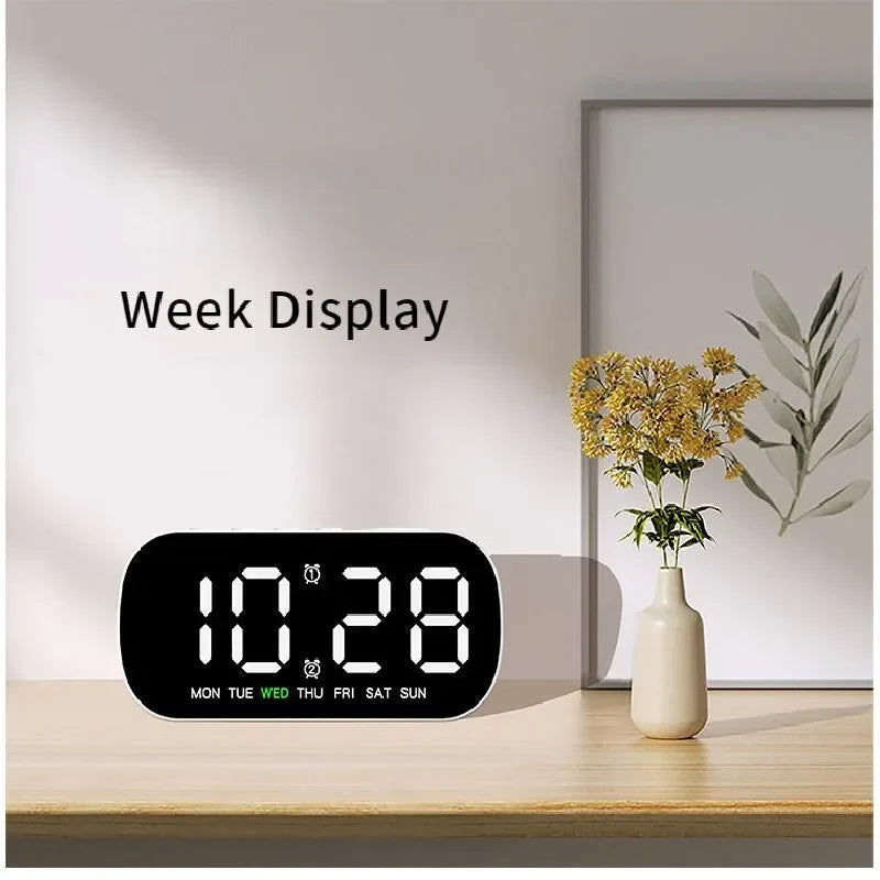 USB LED Digital Alarm Clock