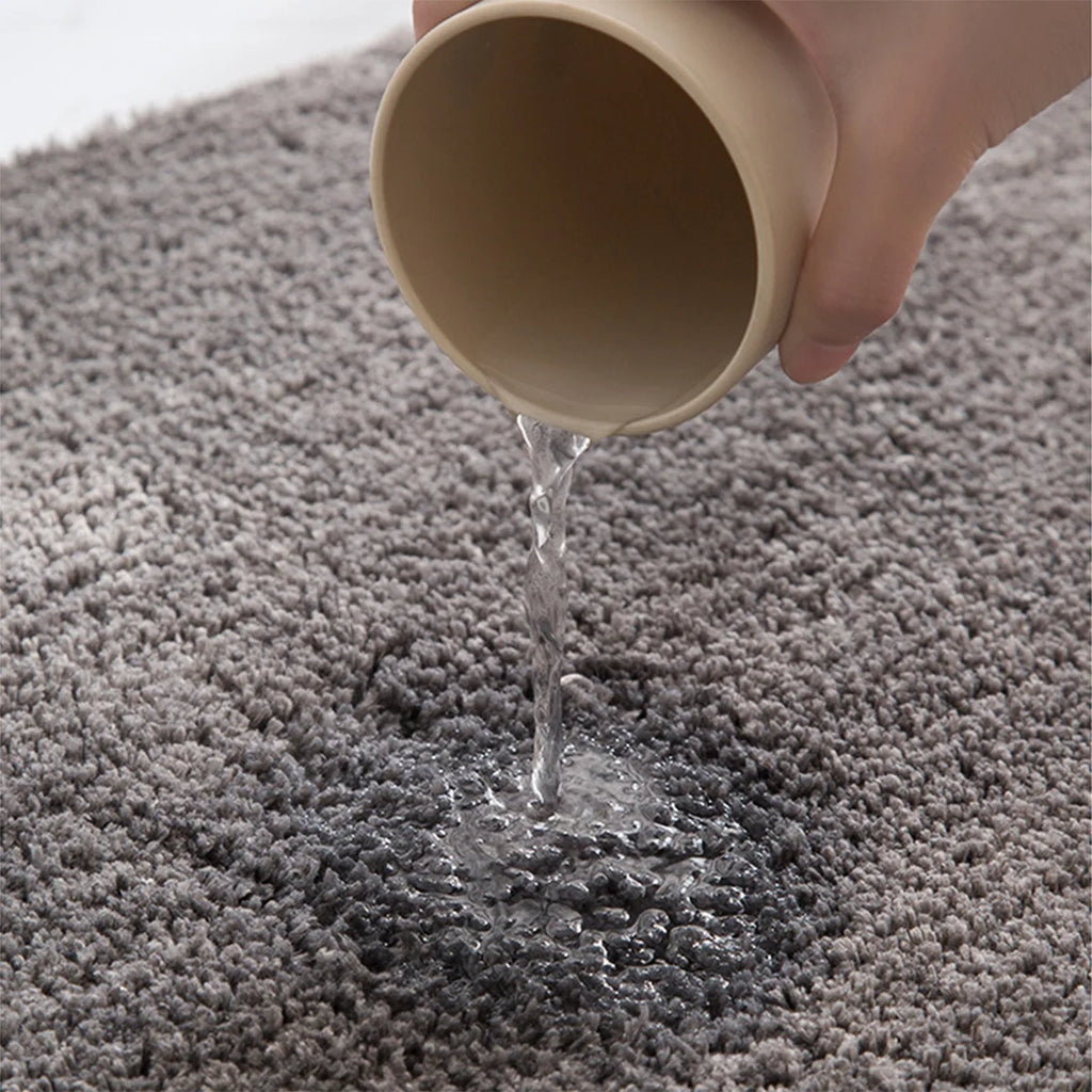 Furry Anti-Slip Bathroom Floor Mat