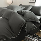 Solid Color Bedding Set (Simple Style)