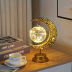 Golden LED Ramadan Table Lamp