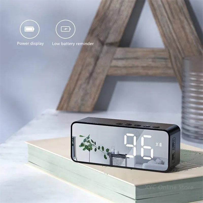 Mini Bluetooth Speaker Alarm Clock