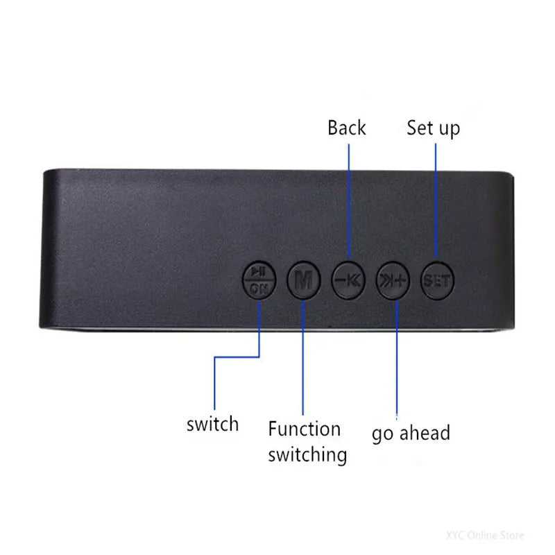 Mini Bluetooth Speaker Alarm Clock