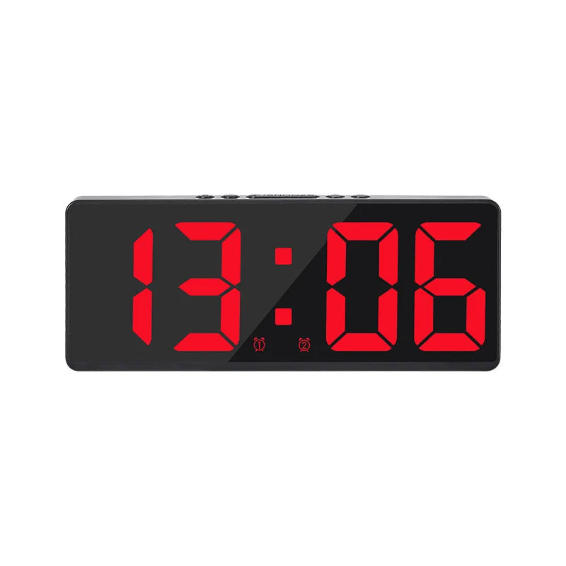 Voice Control LED Digital Alarm Clock