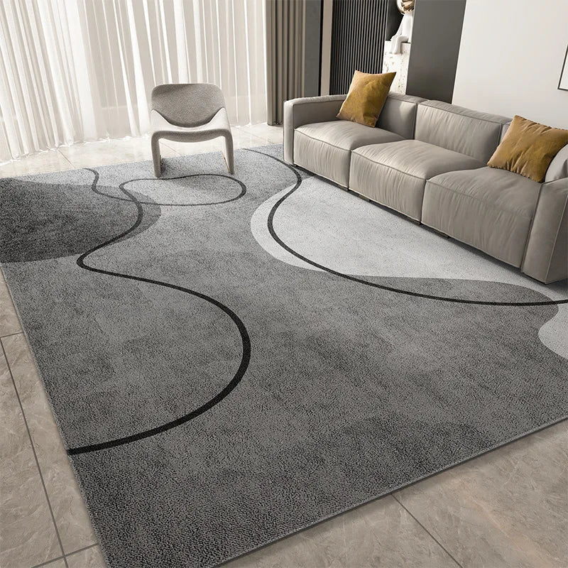 Modern Minimalist Washable Area Rug