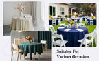 Solid Color Round Tablecloth