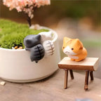 Cartoon Lucky Cat Miniature Set (6pcs)