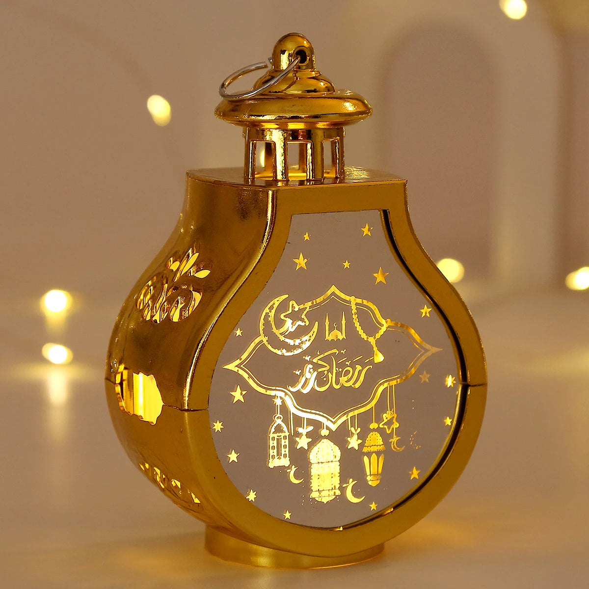 LED Star Moon Ramadan Lantern Lamp