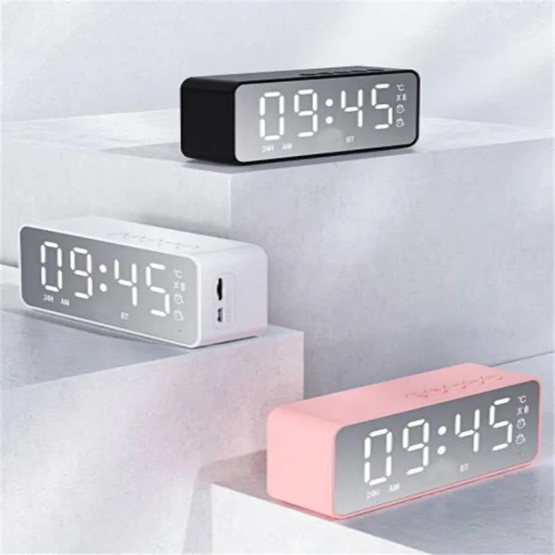 Mini Bluetooth Speaker Alarm Clock