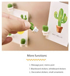 3D Succulent Fridge Magnet Set (6pcs)