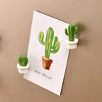 3D Succulent Fridge Magnet Set (6pcs)
