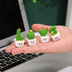 4-Piece Love & Cactus Figurine Set
