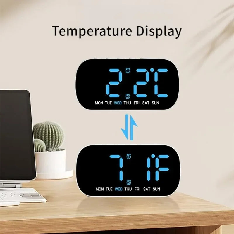 USB LED Digital Alarm Clock