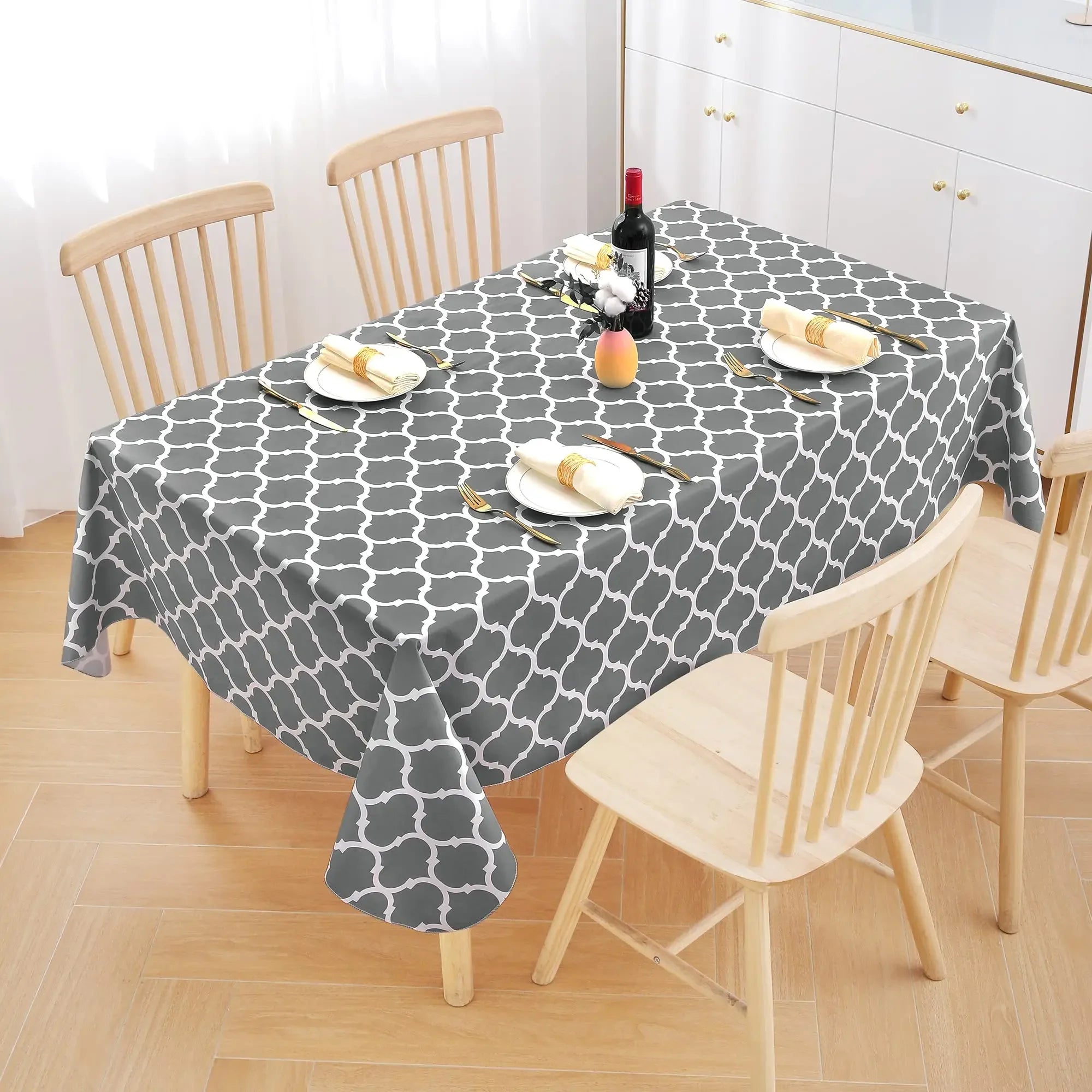 Waterproof PVC Rectangular Tablecloth