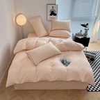 Solid Color Bedding Set (Simple Style)