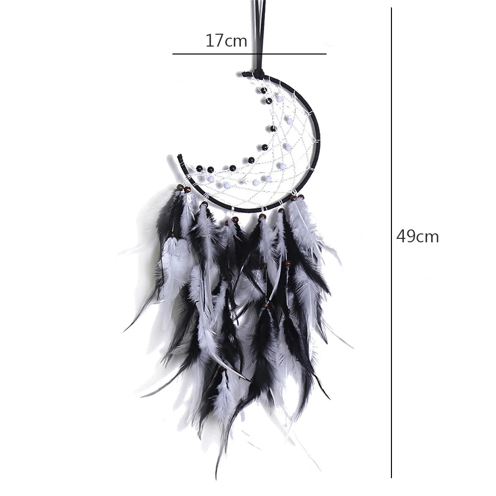 Handmade Feather Dream Catcher Hanging Decor