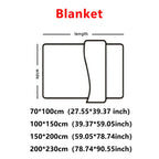 Thick Striped Multi-Purpose Blanket