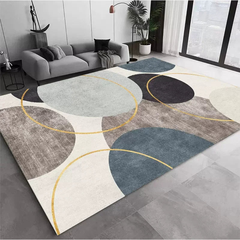 Modern Minimalist Washable Area Rug