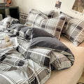 Plaid Duvet Cover (Skin-Friendly, Double-Sided)