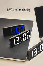 Voice Control LED Digital Alarm Clock
