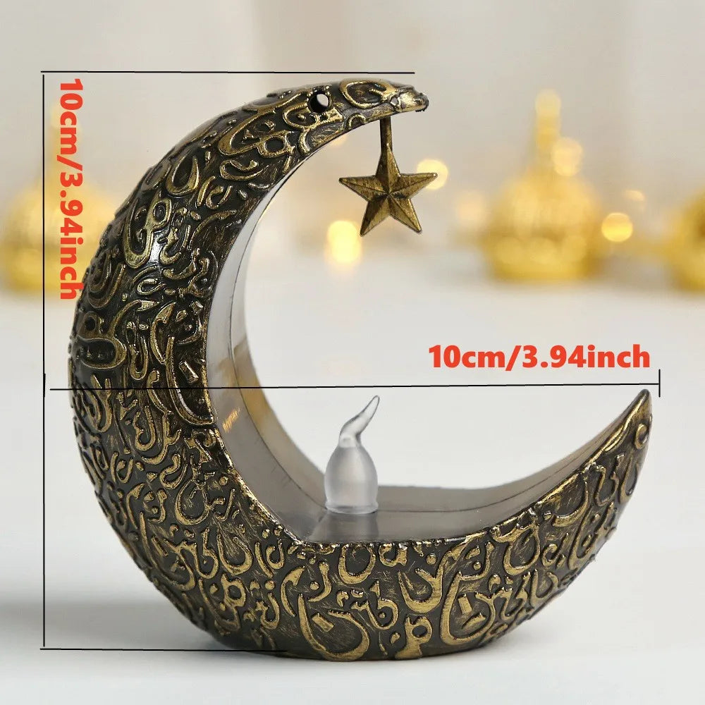 LED Star Moon Ramadan Lantern Lamp