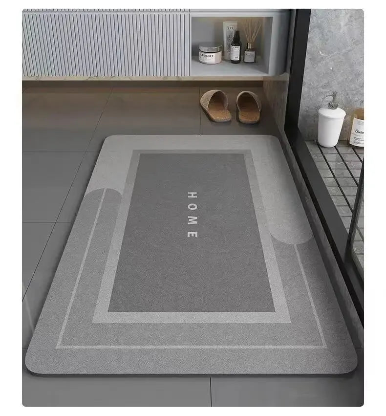 Quick-Dry Anti-Slip Bathroom Floor Mat