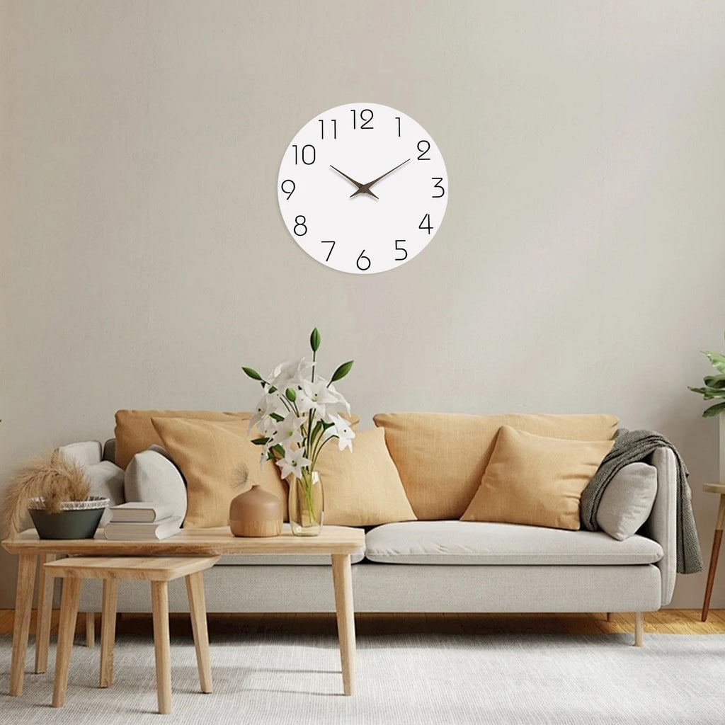 Modern Wooden Silent Wall Clock