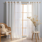 White Sheer Curtains