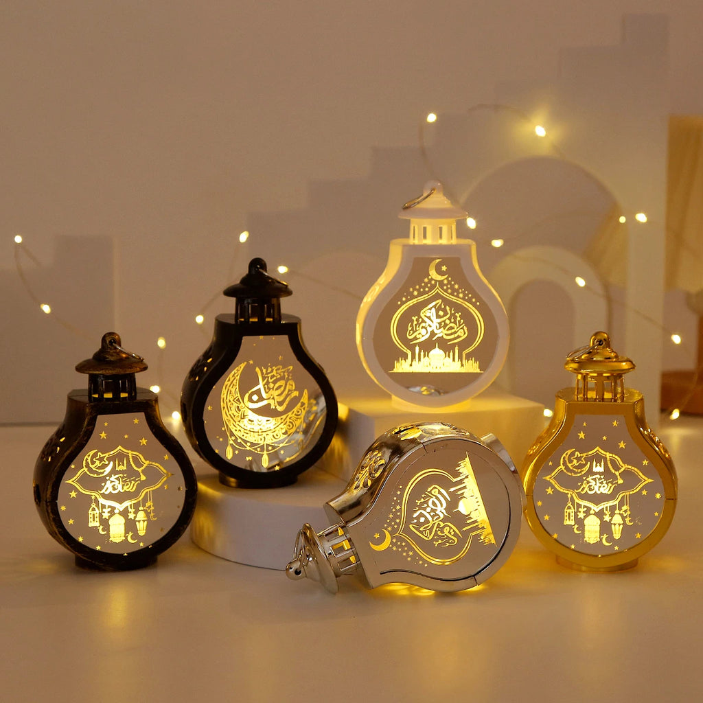 LED Star Moon Ramadan Lantern Lamp