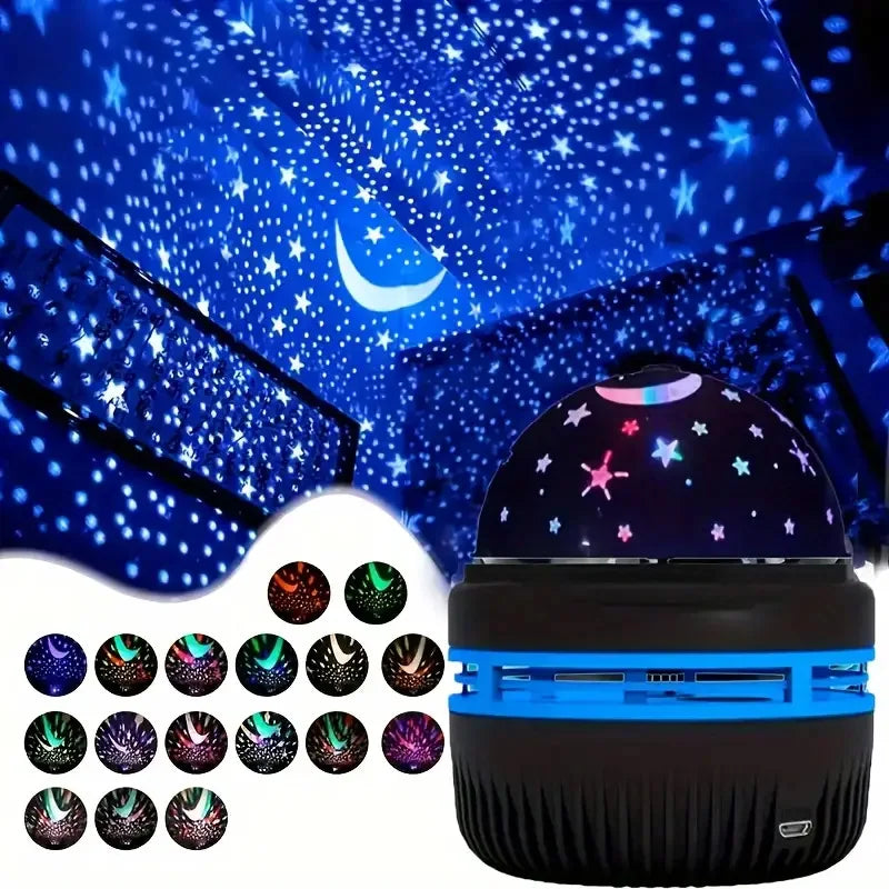Colorful Starry Sky Galaxy Projector