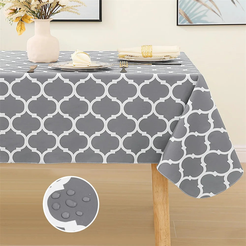 Waterproof PVC Rectangular Tablecloth