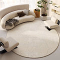 Round Flannel Area Rug