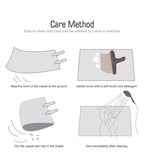 Modern Minimalist Washable Area Rug