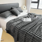 Thick Striped Multi-Purpose Blanket