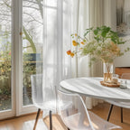 White Sheer Curtains