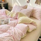 Plaid Duvet Cover (Skin-Friendly, Double-Sided)