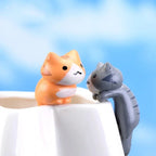 Cartoon Lucky Cat Miniature Set (6pcs)