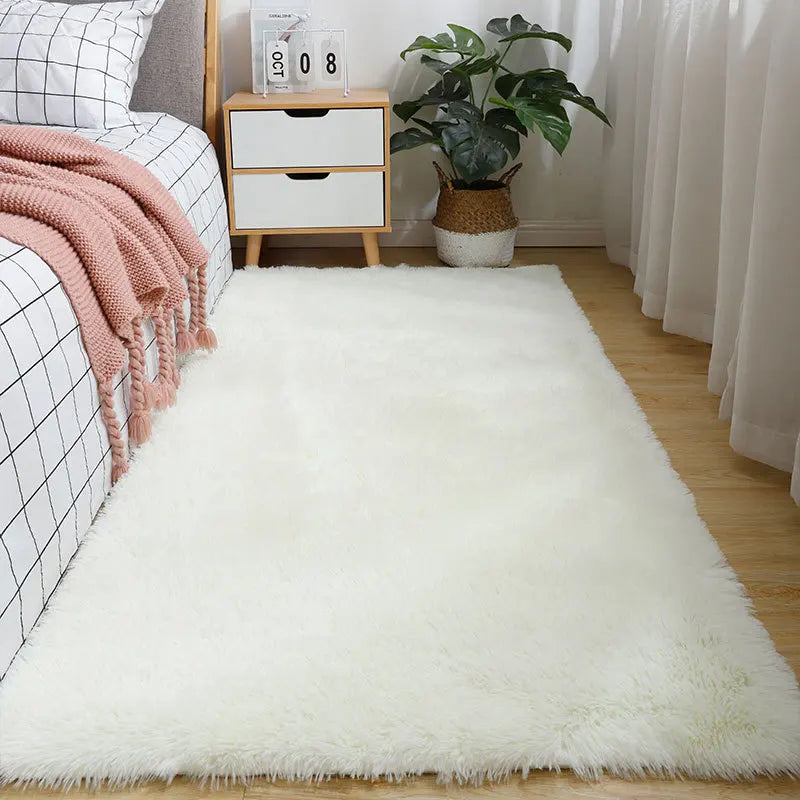 Nordic Tie-Dye Long Pile Area Rug