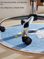 Round Flannel Area Rug