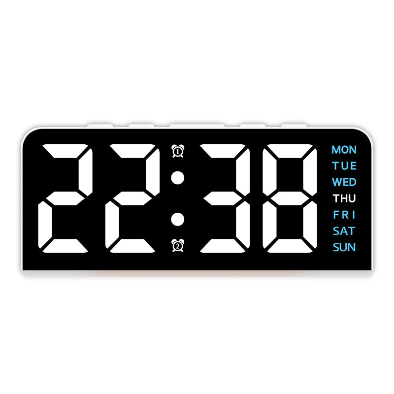 USB LED Alarm Clock with Mood Light