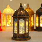 LED Star Moon Ramadan Candle Lamp