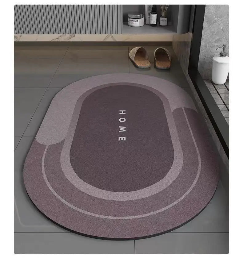 Quick-Dry Anti-Slip Bathroom Floor Mat