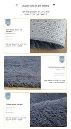 Nordic Tie-Dye Long Pile Area Rug
